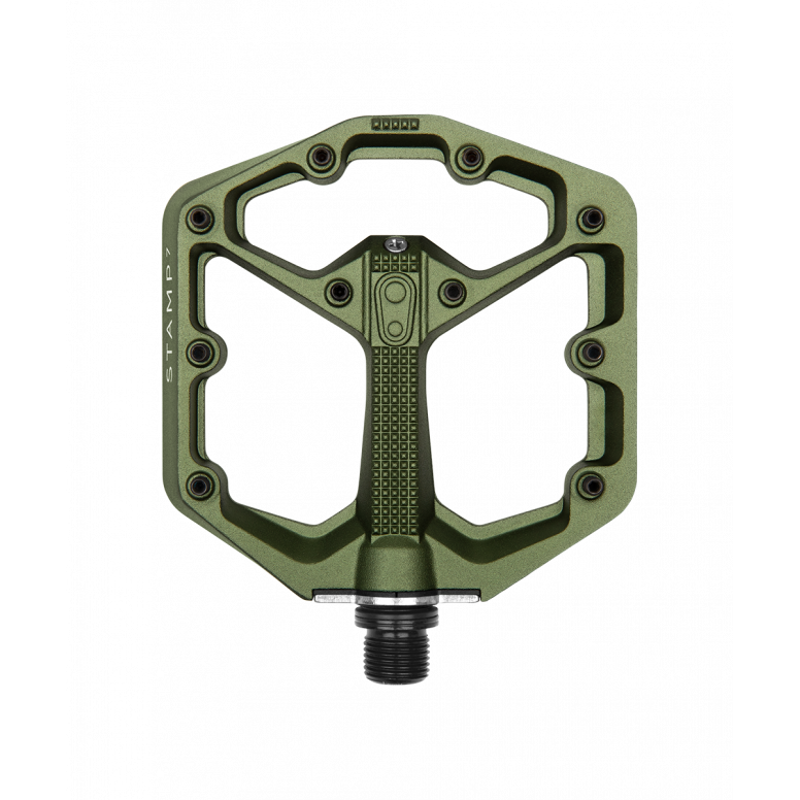 Crankbrothers Stamp 7 Pedals in Camo Green-1