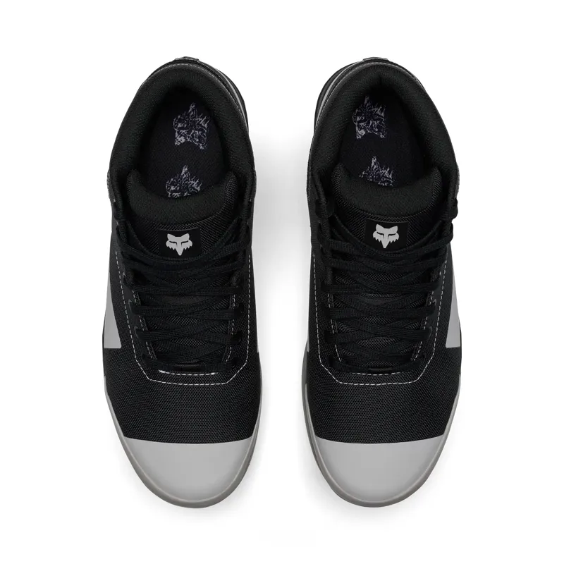 Fox Union Canvas Mid Park Special Edition Flat Shoes in Black/White-3