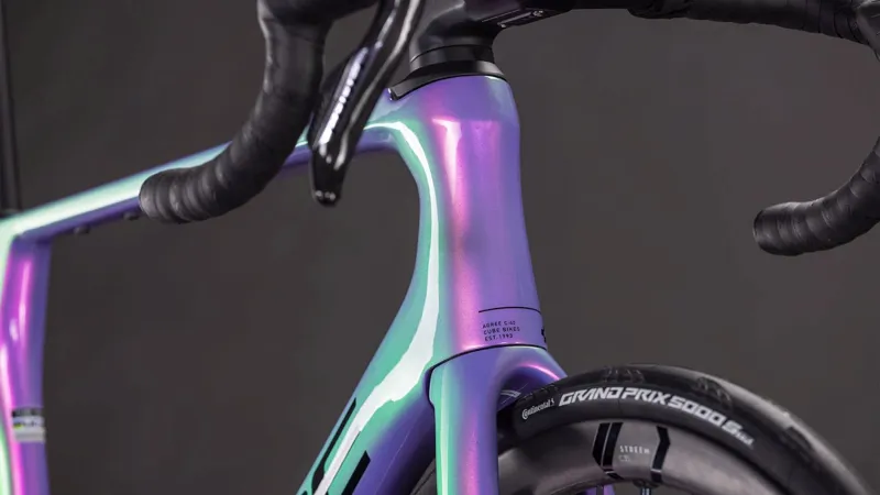 Cube Agree C:62 SLX Road Race Bike 2026 in CosmicPurple/Black-7