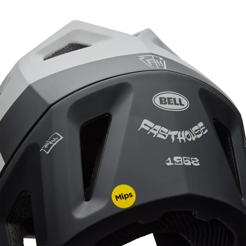 Bell X Fasthouse Full-Air Mips Limited Edition Full-Face Helmet in Black/Grey-7