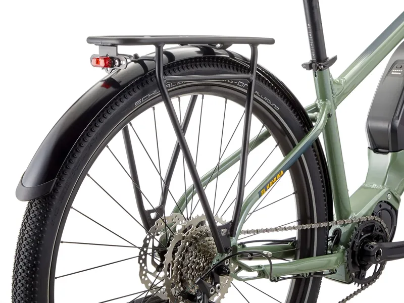 Kona El Kahuna SUV Electric Mountain Bike 2025 in Gloss Landrover Green w/ Matte Black Forest and Indicat-4