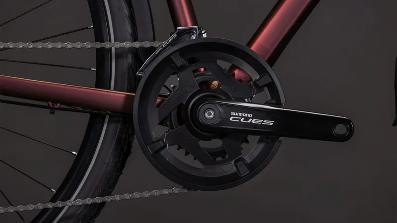 Cube Kathmandu Pro Trapeze Hybrid Bike 2026 in Sunglow/Prizm-4