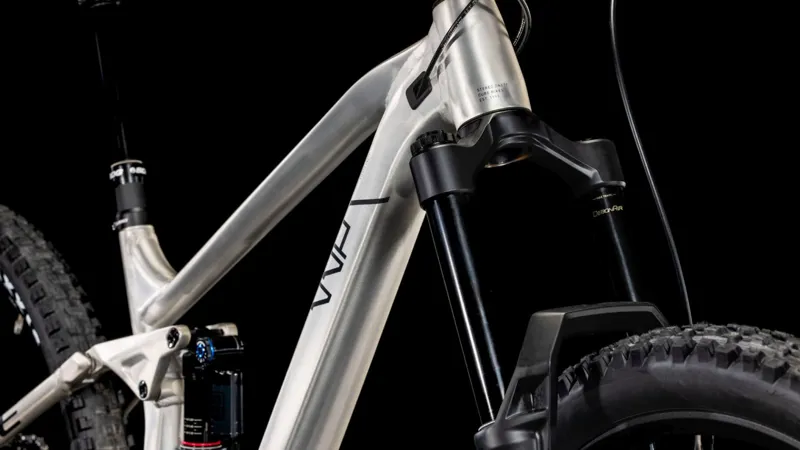 Cube Stereo ONE77 Race 29 Full Suspension MTB 2026 in Rawmetal/black-5