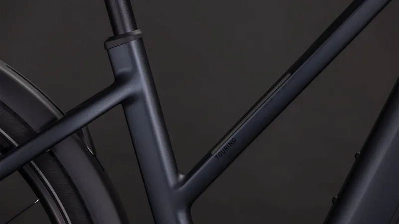 Cube Touring Hybrid One 600 Trapeze Hybrid Bike 2026 in Coal/Chrome-4