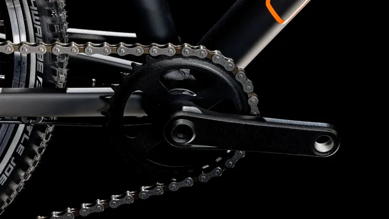 Cube Numove 200 20 Inch Wheel Kids Bike 2025 in Black/Orange-5