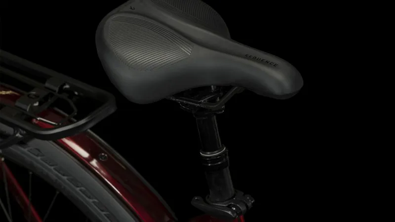 Cube Touring Hybrid Exc 625 Electric Hybrid Bike 2024 in Red/White-4