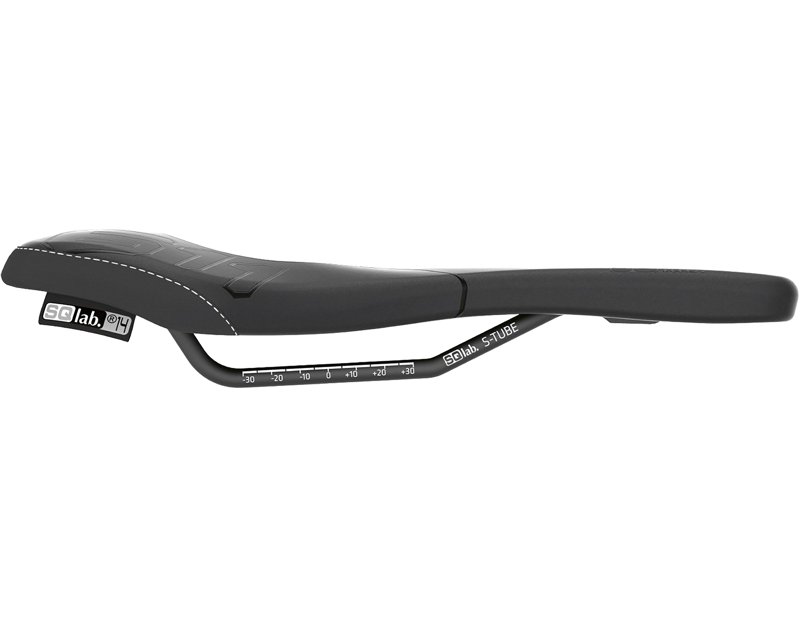 SQlab 611 Ergowave S-Tube Saddle in Black-2