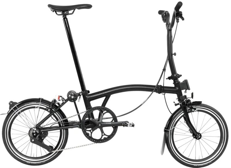 Balfes Bikes Brompton P Line Explore 12-Speed Folding Bike 2026 in Midnight Black | Free postage over £30, £10 off first order, price match & 0% finance.