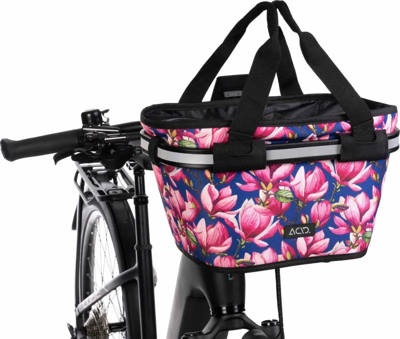 Acid Handlebar Basket City 15 Filink in Pink/Violet-3