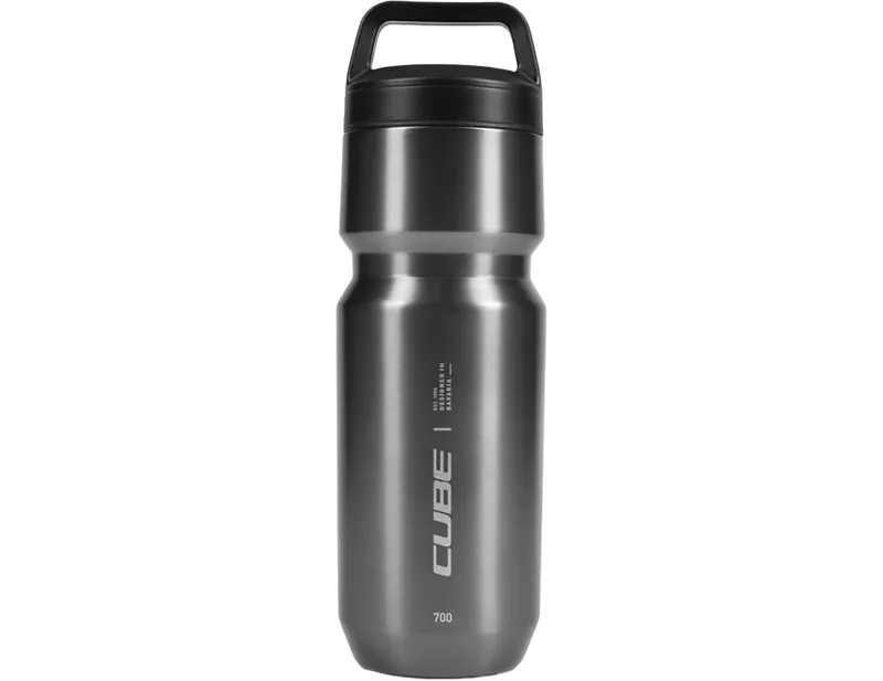 Balfes Bikes Cube arc 700 Stainless Steel Bottle in Brushed Grey | Free postage over £30, £10 off first order, price match & 0% finance.