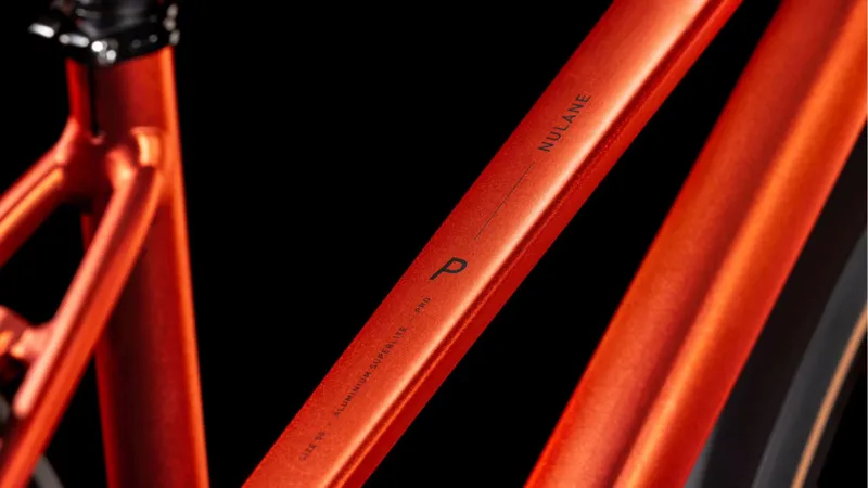 Cube Nulane Pro Fully Equipped Women's Hybrid Bike 2025 in Fireorange/Black-1