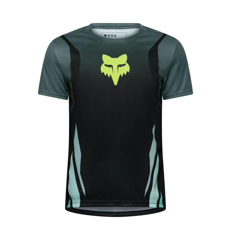 Fox Youth Ranger Short Sleeve Jersey Foundry in Sage