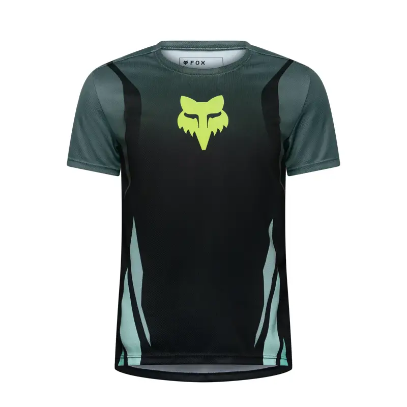 Balfes Bikes Fox Youth Ranger Short Sleeve Jersey Foundry in Sage | Free postage over £30, £10 off first order, price match & 0% finance.