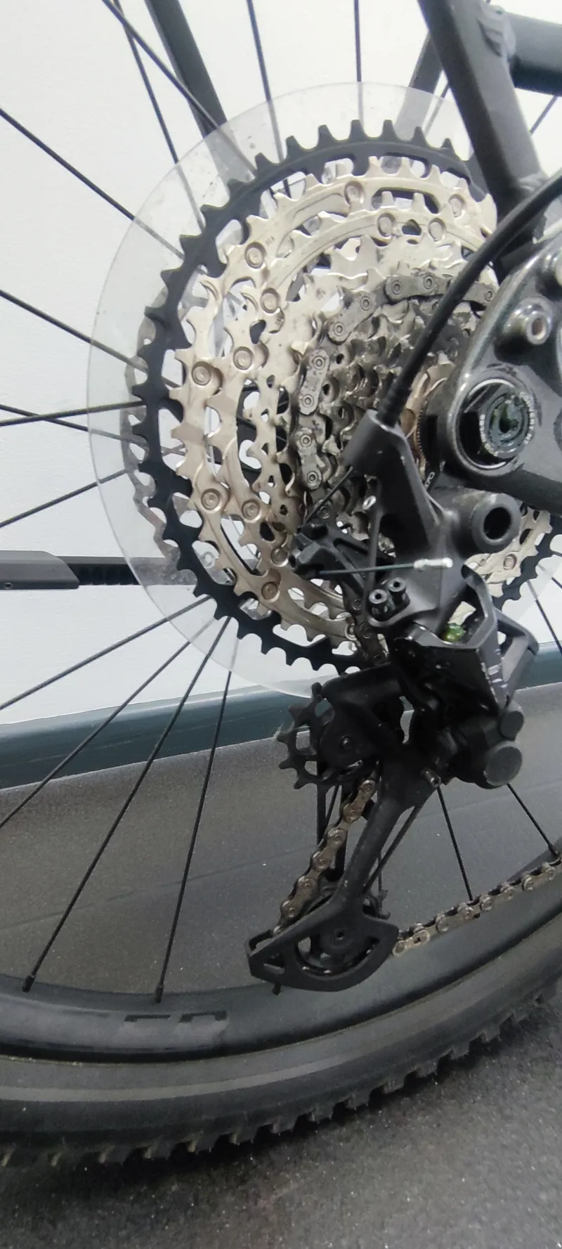 EX DEMO Trek Powerfly Sport 7 EQ Electric Mountain Bike Medium 2022 in Dark Prismatic and Trek Black -3