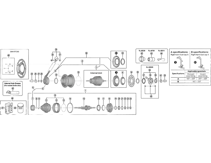 Balfes Bikes Shimano Nexus non-turn washer 6L - white | Free postage over £30, £10 off first order, price match & 0% finance.