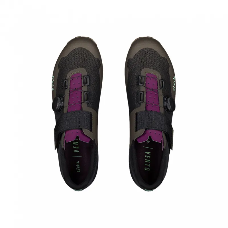 Fizik Vento Ferox Off Road Bike Shoes in Mud/Grape-3
