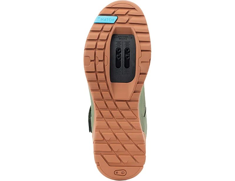 Crankbrothers Mallet E Speedlace Shoes in Camo Green-3