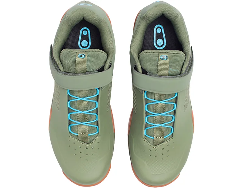 Crankbrothers Mallet E Speedlace Shoes in Camo Green-5