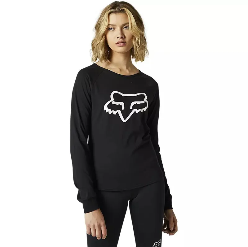 Fox Racing Women's Boundary Long Sleeve Top in Black
