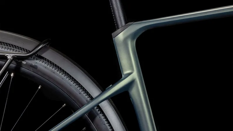 Cube Nulane Hybrid c:62 Race FE 400X Electric Hybrid Bike 2025 in Sagebrush Green/Prism-4