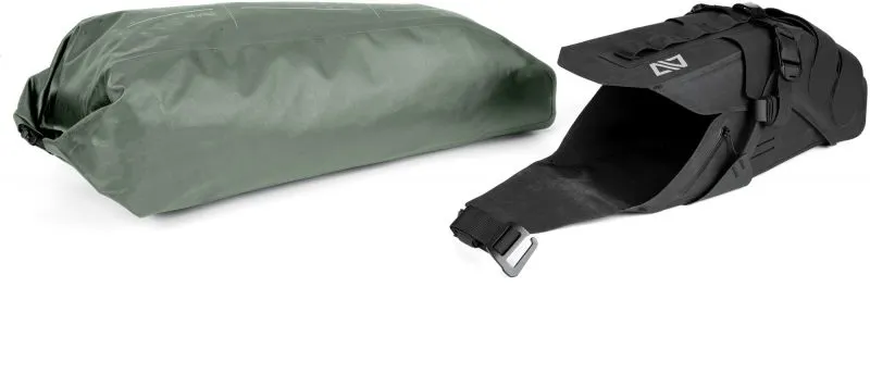 Acid Saddle Bag Pack Pro 15 in Black/Green-5