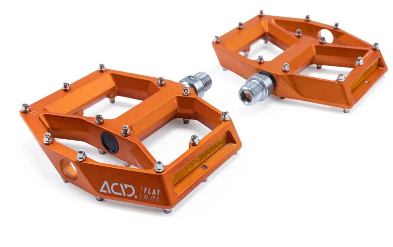 ACID A3-ZP R FLAT PEDALS in Orange-2