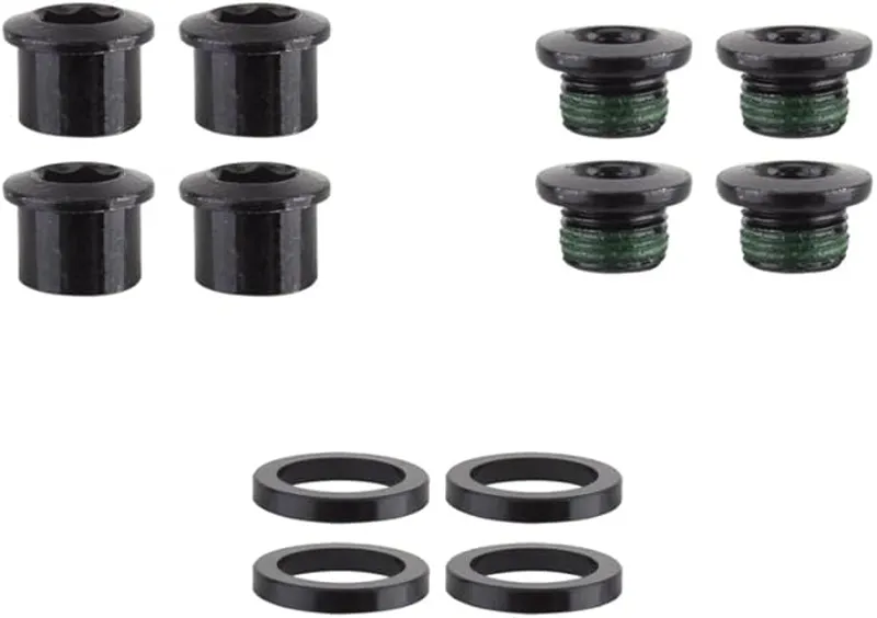 Balfes Bikes Truvativ Spare - Crank Chainring Bolt Kit 4-Arm Single No Guard Steel Black: | Free postage over £30, £10 off first order, price match & 0% finance.