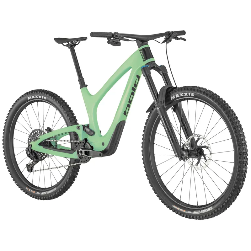Bold Unplugged Pro TR Full Suspension Mountain Bike 2024 in Green-1