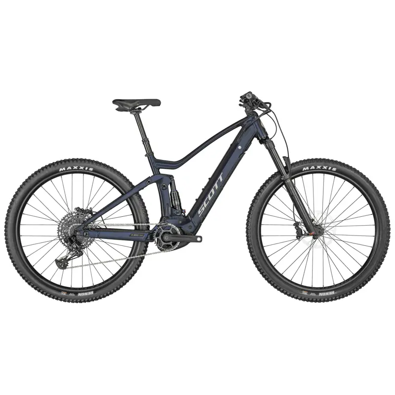 Balfes Bikes Scott Bike Strike eRIDE 930 Blue EU2 Electric Full Suspension Mountain Bike 2025 in Blue | Free postage over £30, £10 off first order, price match & 0% finance.