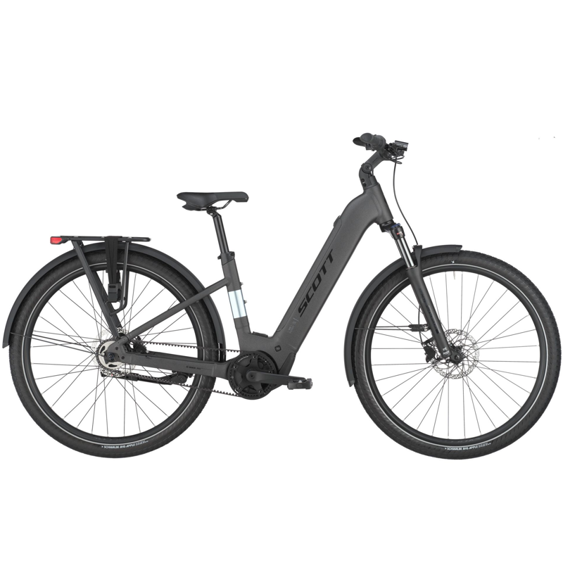 Balfes Bikes Scott Sub 20 Belt Wave Electric Hybrid Bike 2025 In Midnight Grey | Free postage over £30, £10 off first order, price match & 0% finance.