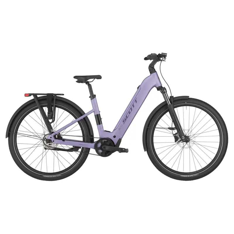 Balfes Bikes Scott Sub 20 Belt Wave Electric Hybrid Bike 2025 In Lilac Purple | Free postage over £30, £10 off first order, price match & 0% finance.