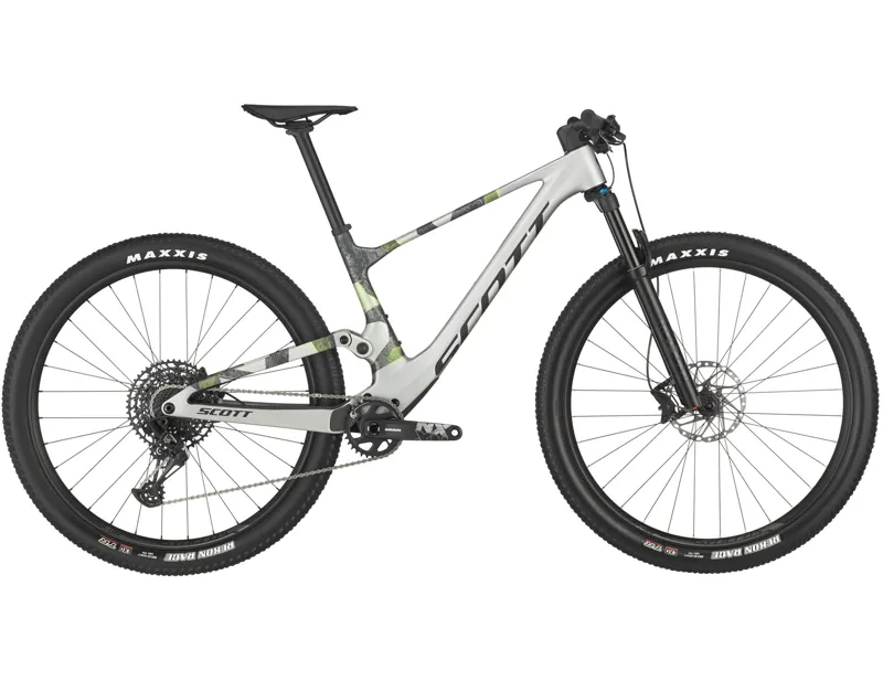 Balfes Bikes Scott Spark RC Comp Full Suspension Mountain Bike 2025 in Ice Grey/Progressive Grey | Free postage over £30, £10 off first order, price match & 0% finance.