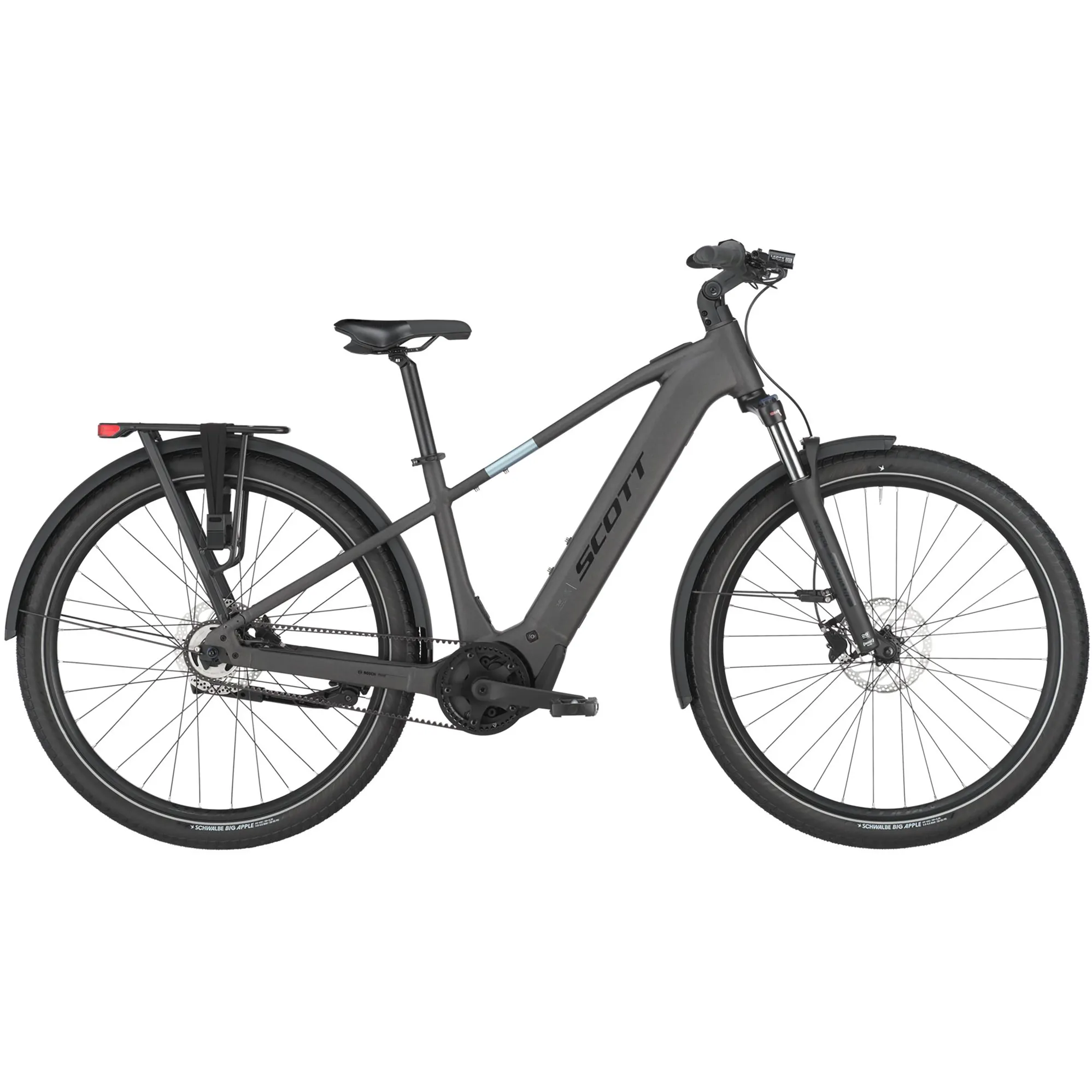 Scott Sub 20 Belt Electric City Bike 2025 in Midnight Grey
