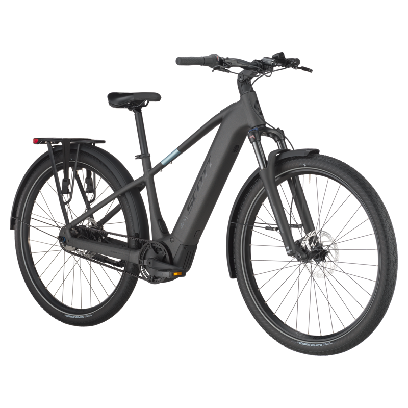 Scott Sub 20 Belt Electric City Bike 2025 in Midnight Grey-1