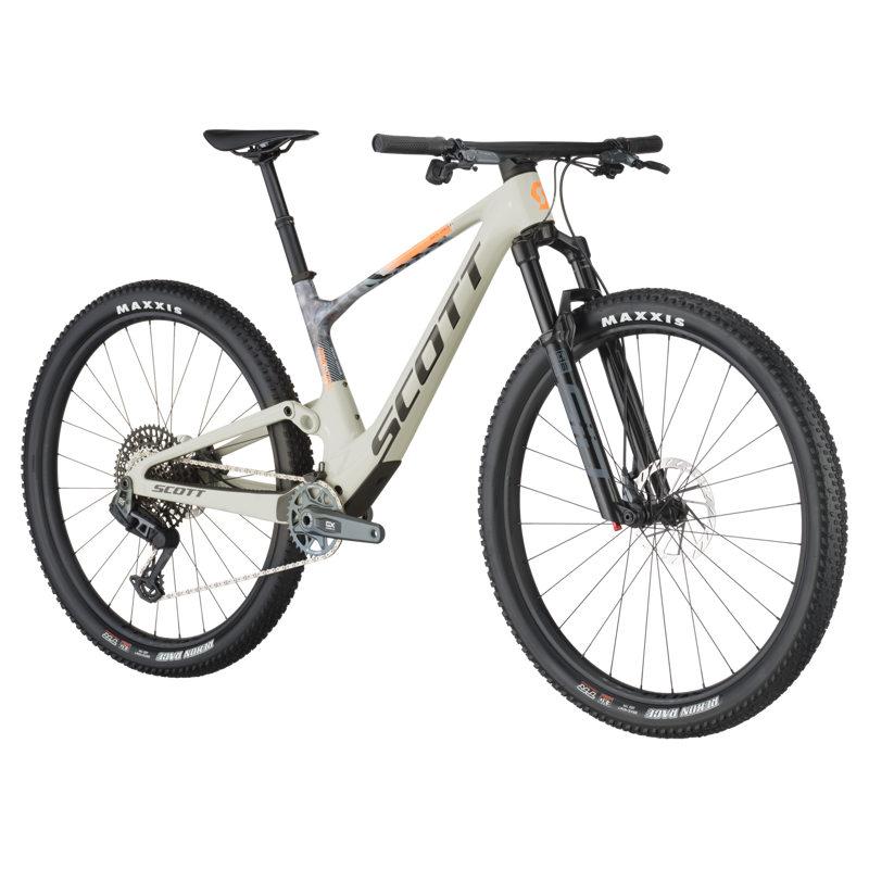 Scott Spark RC Team Issue Full Suspension Mountain Bike 2025 in Pastel Grey/Dim Grey-1