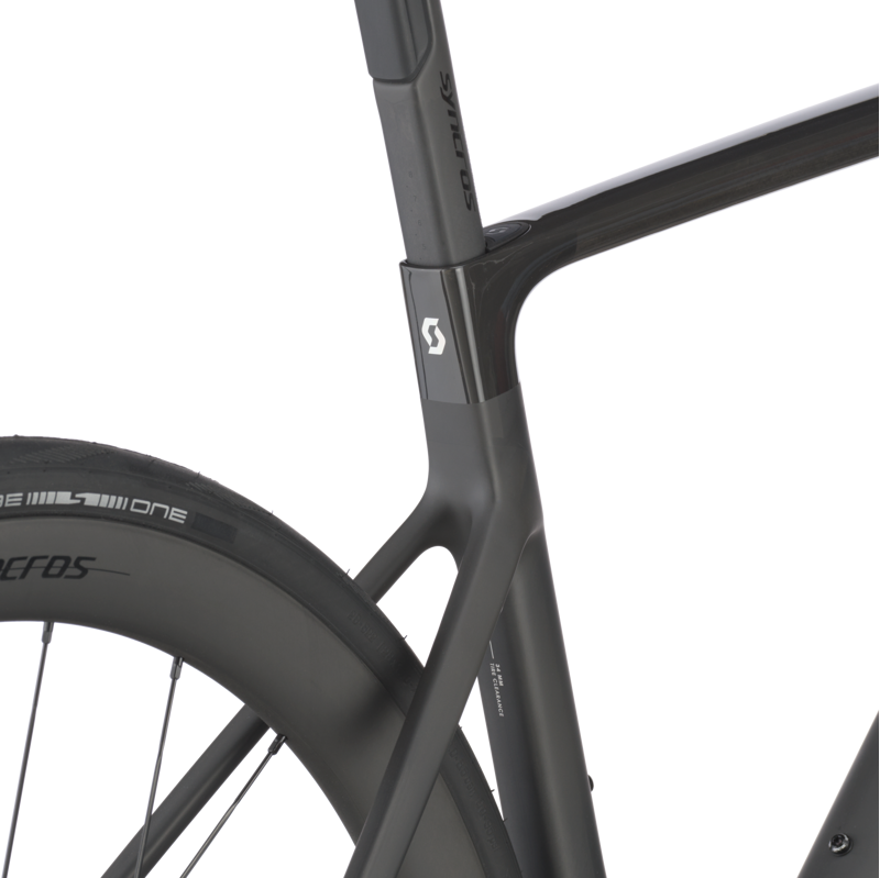 Scott Bike Addict RC 30 Carbon Road Bike 2025 in Carbon Black-5
