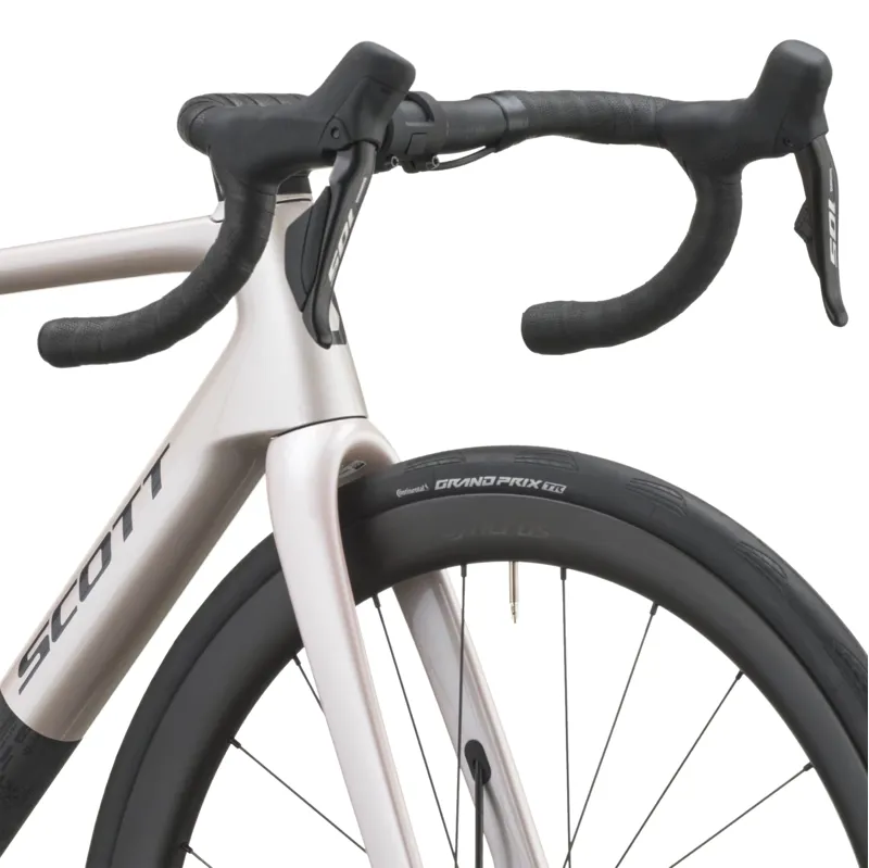 Scott Addict RC 30 Road Bike 2027 in Champagne Pink and Carbon Black-7