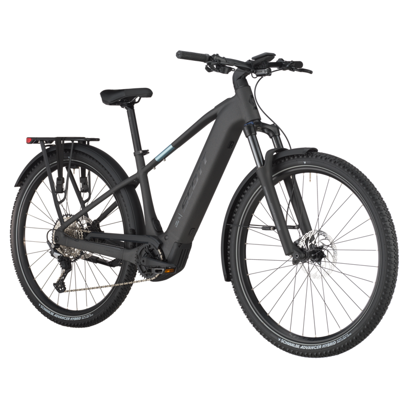 Scott Axis 20 Electric Hybrid Bike 2026 In Midnight Grey-1