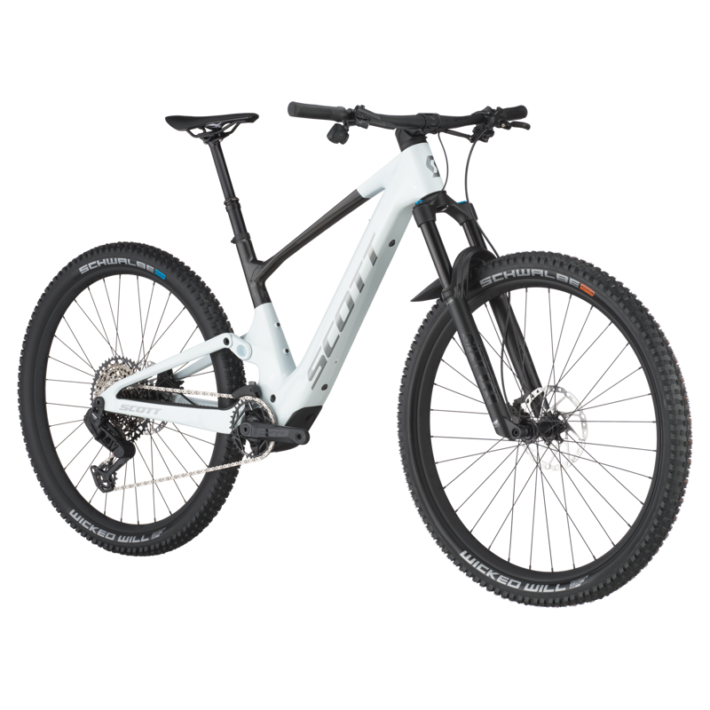 Scott Lumen 905 Electric Mountain Bike 2025 in Cumulus White/Carbon Black-1