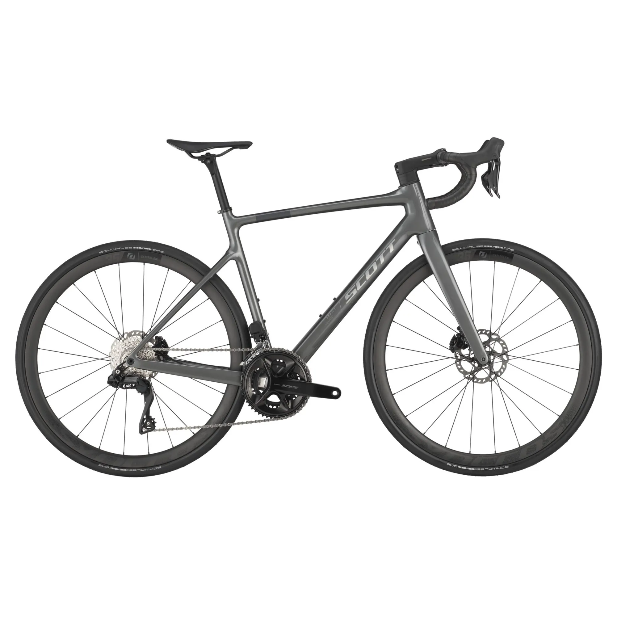 Scott Addict 30 Carbon Road Bike 2025 in Grey