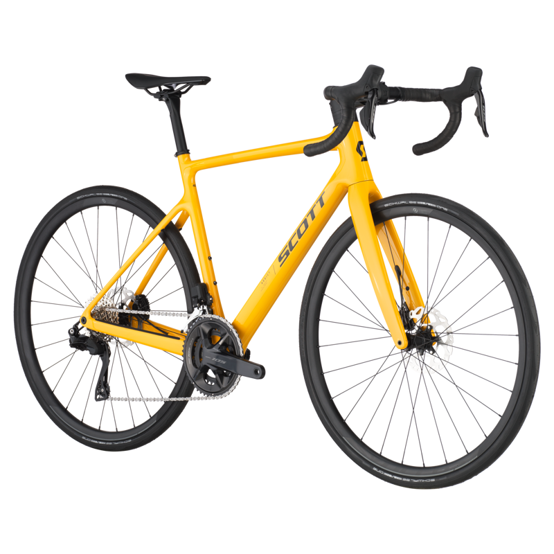 Scott Addict 40 Road Bike 2025 in Bahama Yellow-1