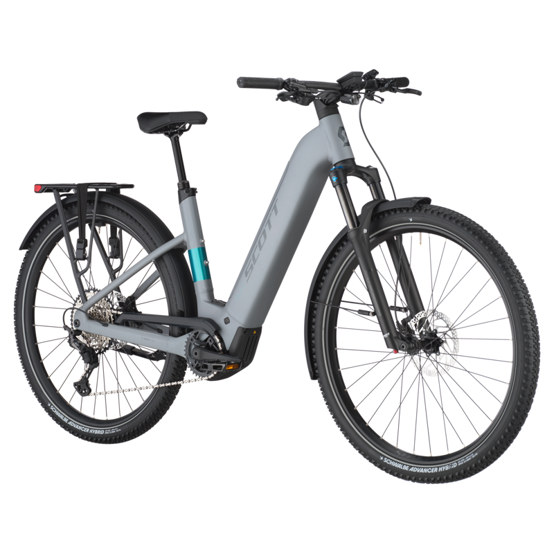 Scott Axis 10 Wave Electric Hybrid Bike 2026 In Bird Grey-1
