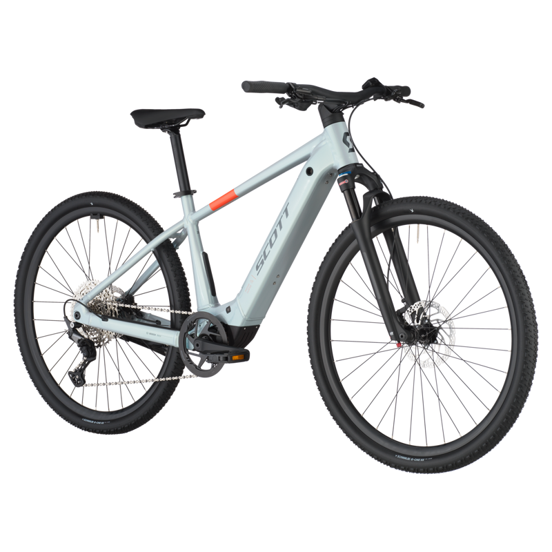 Scott Passage 20 Electric Bike 2025 in Flake Grey-2