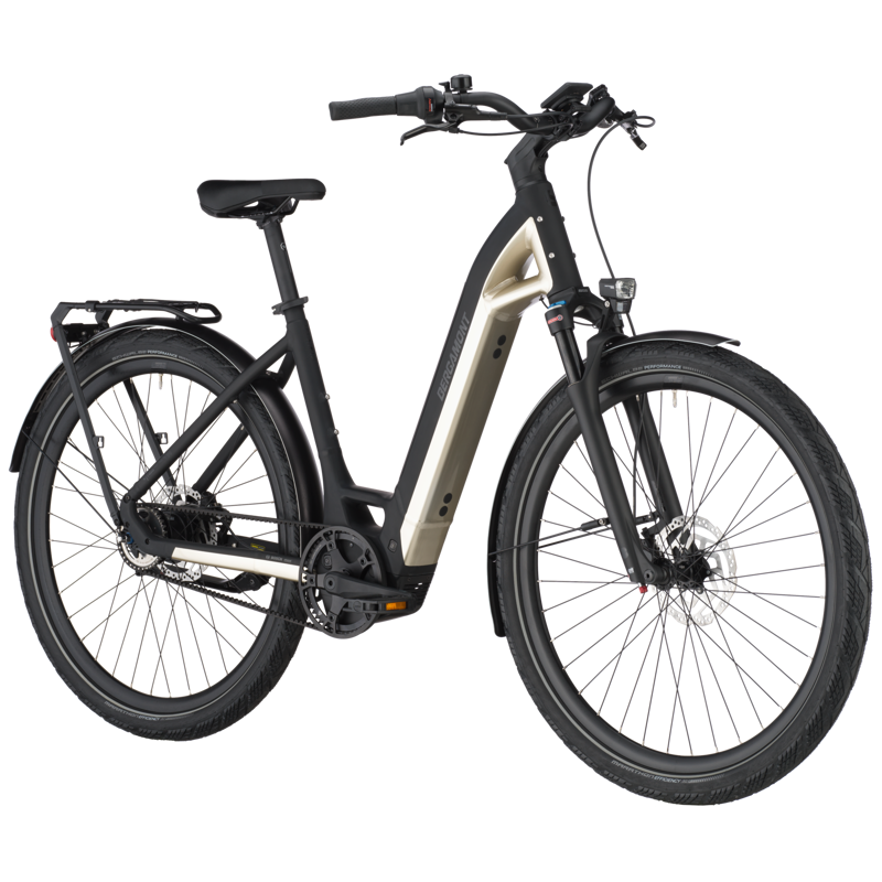 Bergamont E-Ville 20 Electric Hybrid Bike 2025 in Belt Star Beige-1