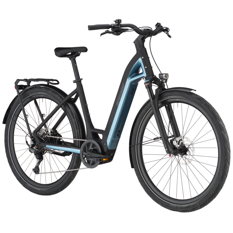 Bergamont E-Ville 30 Electric Hybrid Bike 2025 in Baltic Blue-1