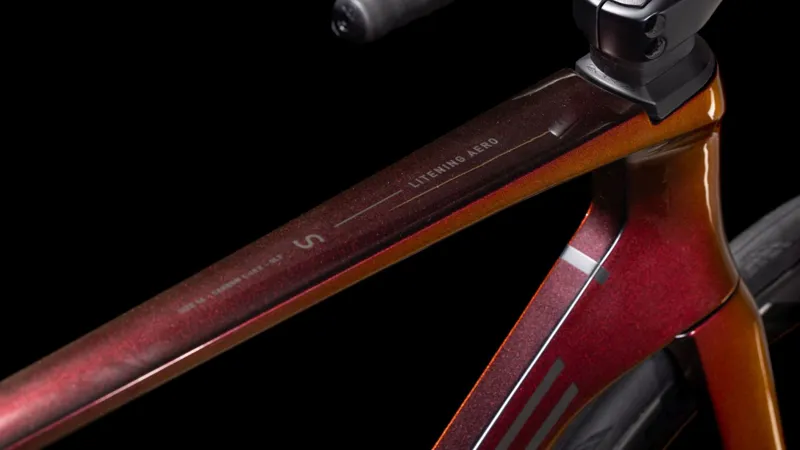 Cube Litening Aero C:68X SLT Road Bike 2025 in Solareclipse/Carbon-1