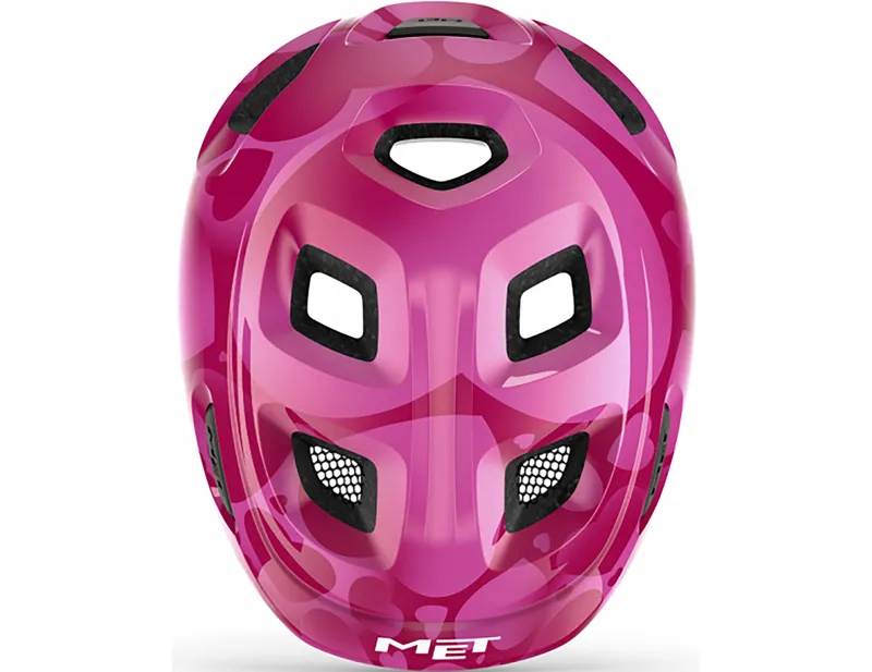 MET Hooray Kids Helmet in Pink Hearts-2