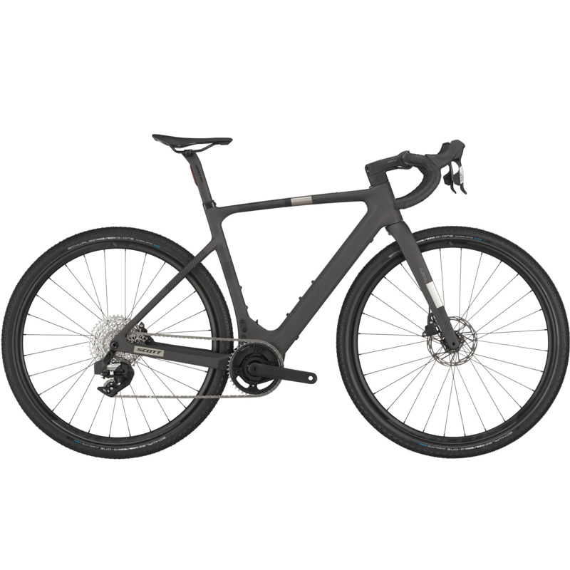 Balfes Bikes EX DISPLAY Scott Solace Gravel 30 Electric Road Bike X-Large 2025 In Carbon Black | Free postage over £30, £10 off first order, price match & 0% finance.