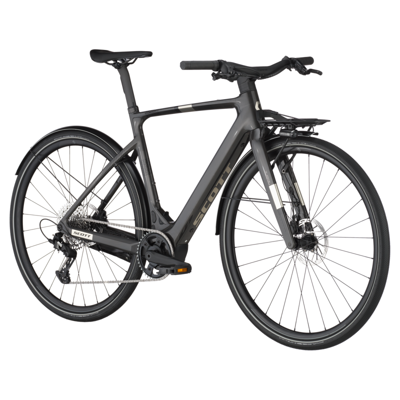 Scott Silence 20 Electric City Bike 2025 in Carbon Black-1