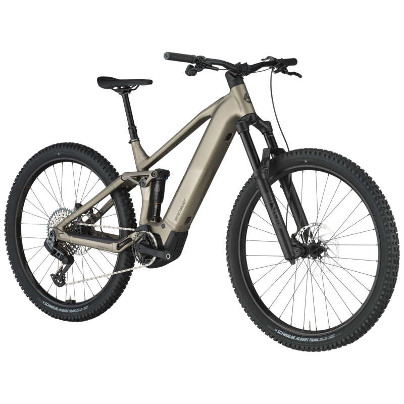 Bergamont E-Revox FS 10 Electric Full Suspension Mountain Bike 2025 in Warm Silver-1